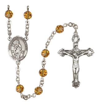 Sterling Silver 6mm Our Lady of Assumption  Engraved Catholic Rosaries