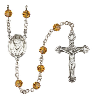 Sterling Silver 6mm Saint Peter Canisius  Engraved Catholic Rosaries