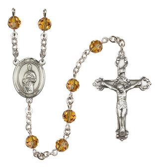 Sterling Silver 6mm Saint Eligius  Engraved Catholic Rosaries