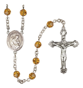 Sterling Silver 6mm Blessed Herman the Cripple  Engraved Catholic Rosaries