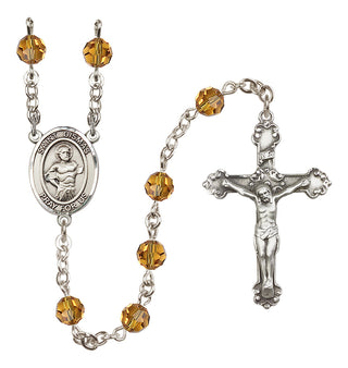 Sterling Silver 6mm Saint Dismas  Engraved Catholic Rosaries