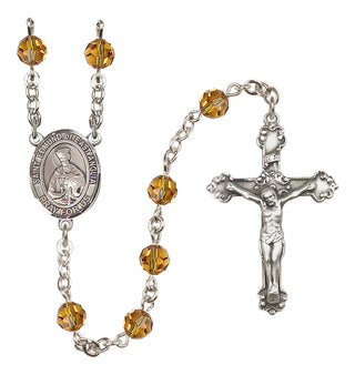 Sterling Silver 6mm Saint Edmund of East Anglia  Engraved Catholic Rosaries