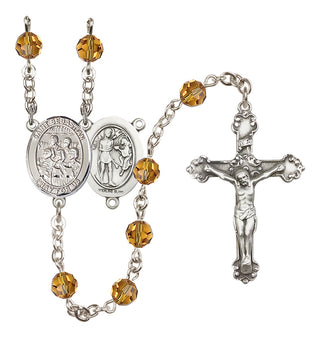 Sterling Silver 6mm Saint Sebastian / Choir Rosary
