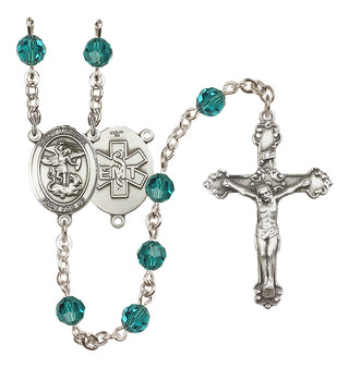 Sterling Silver 6mm Saint Michael / EMT Rosary