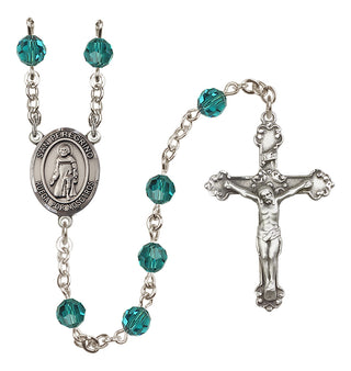 Sterling Silver 6mm San Peregrino  Engraved Catholic Rosaries
