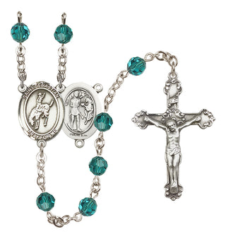 Sterling Silver 6mm Saint Sebastian / Rodeo Rosary