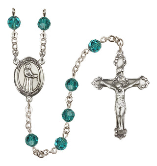 Sterling Silver 6mm Saint Petronille  Engraved Catholic Rosaries