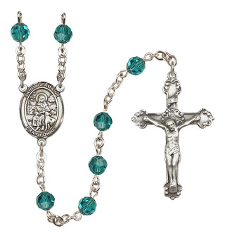 Sterling Silver 6mm Saint Germaine Cousin  Engraved Catholic Rosaries