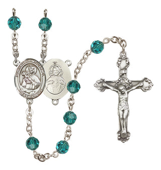 Sterling Silver 6mm Our Lady of Mount Carmel Rosary