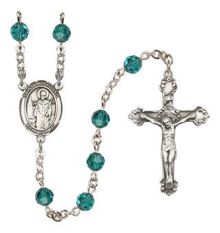 Sterling Silver 6mm Austrian Crystal Saint Wolfgang Rosary in Zircon