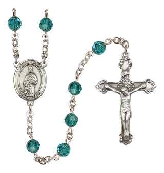 Sterling Silver 6mm Saint Eligius  Engraved Catholic Rosaries