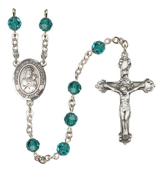 Sterling Silver 6mm Our Lady of Czestochowa Rosary