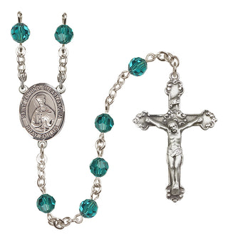 Sterling Silver 6mm Saint Edmund of East Anglia  Engraved Catholic Rosaries