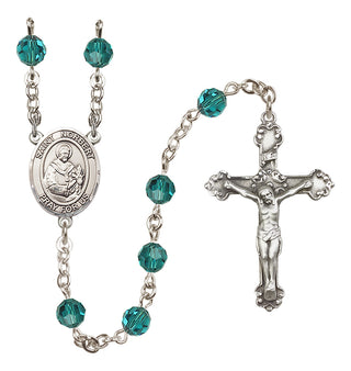 Sterling Silver 6mm Saint Norbert of Xanten  Engraved Catholic Rosaries