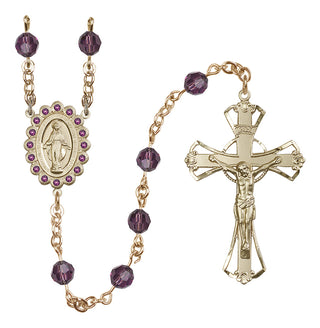 14kt Gold Filled 6mm Miraculous Rosary