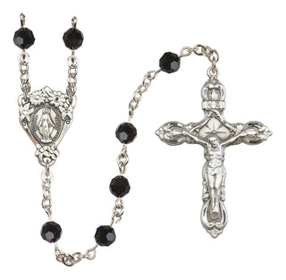 Sterling Silver 6mm Miraculous Rosary