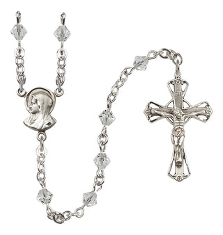 Sterling Silver 5mm Madonna Rosary