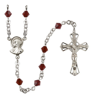 Sterling Silver 5mm Madonna Rosary