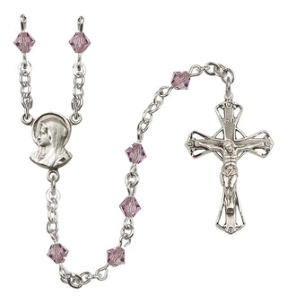 Sterling Silver 5mm Madonna Rosary