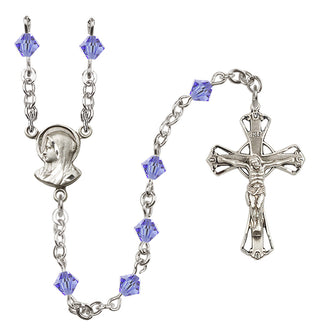 Sterling Silver 5mm Madonna Rosary