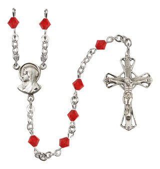 Sterling Silver 5mm Madonna Rosary
