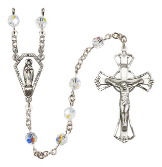 Sterling Silver 6mm Miraculous Rosary