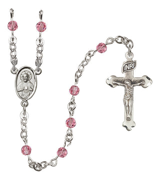 Sterling Silver 4mm Scapular Rosary