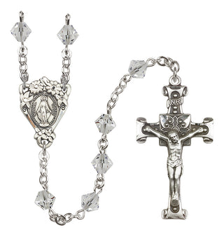 Sterling Silver 6mm Miraculous Rosary