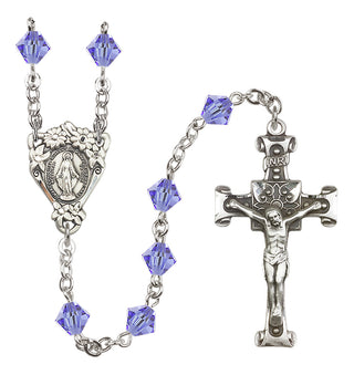 Sterling Silver 6mm Miraculous Rosary