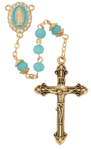 Guadalupe Aqua Rosary