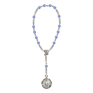 Silver-Plated 6mm Miraculous Rosary Chaplet