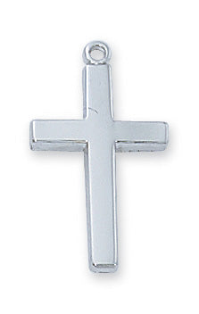 Rhodium Cross Pendant