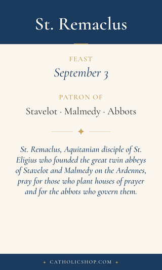 St. Remaclus Holy Cards