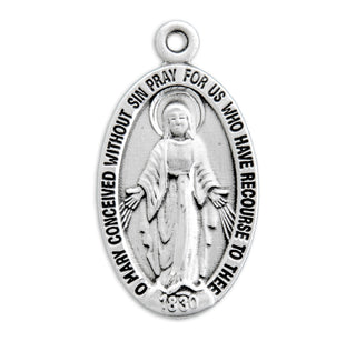 Sterling Silver Miraculous Medal