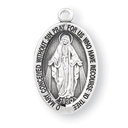 Sterling Silver Miraculous Medal