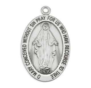 Sterling Silver Miraculous Medal