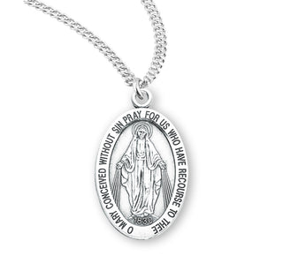 Sterling Silver Miraculous Medal 77