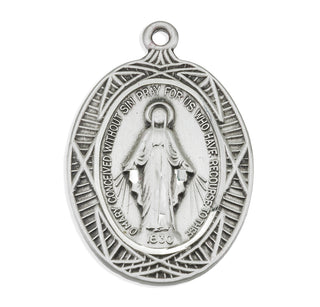 Sterling Silver Miraculous Medal