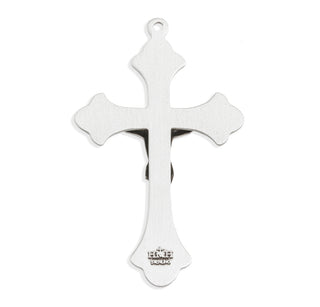 1 7/8-inch Sterling Silver Crucifix with 24-inch Chain