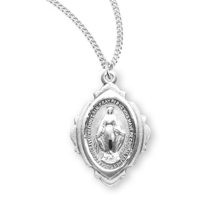 Sterling Silver Miraculous Medal 110