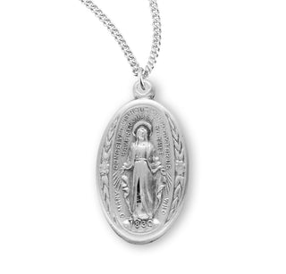 Sterling Silver Miraculous Medal 111