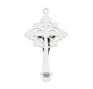 1 3/4-inch Sterling Silver Crucifix with 24-inch Chain