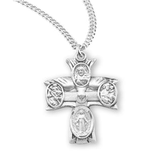 Sterling Silver 4 Way Medal 11
