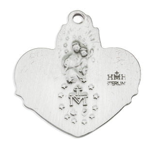 Sterling Silver 4-Way Medal