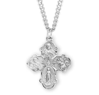 Sterling Silver 4 Way Medal 15