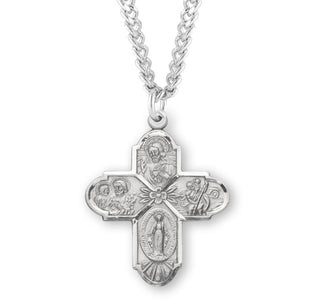 Sterling Silver 4 Way Medal 19