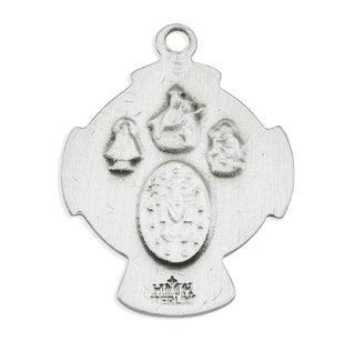 Sterling Silver 4-Way Medal