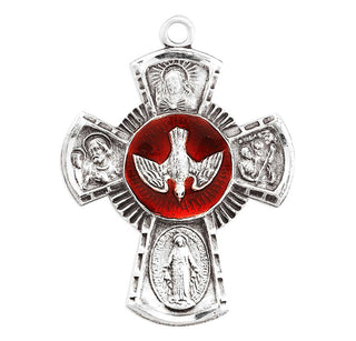 Sterling Silver 4-Way Medal