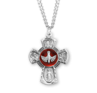 Sterling Silver 4 Way Medal 27