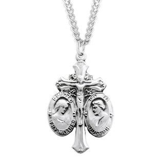 Sterling Silver 4 Way Medal 28